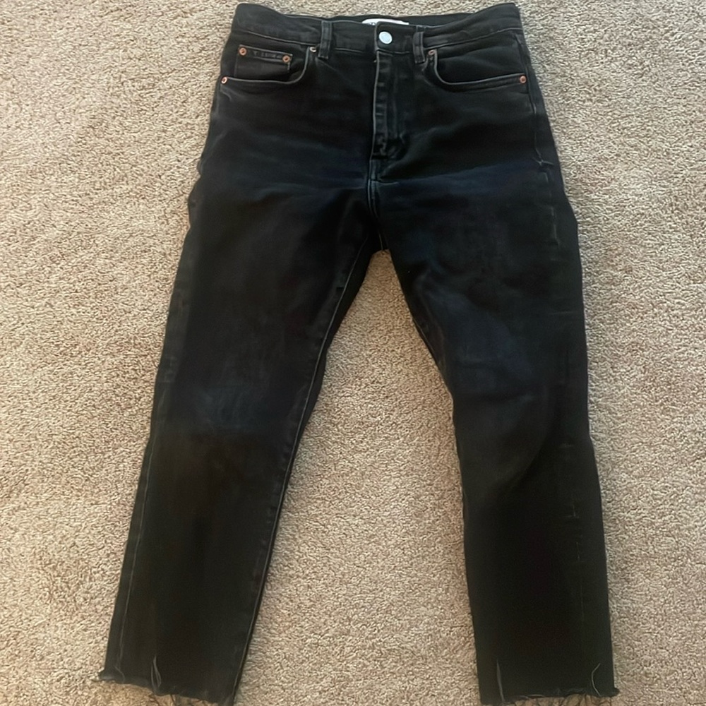 Zara Black Cropped Pants